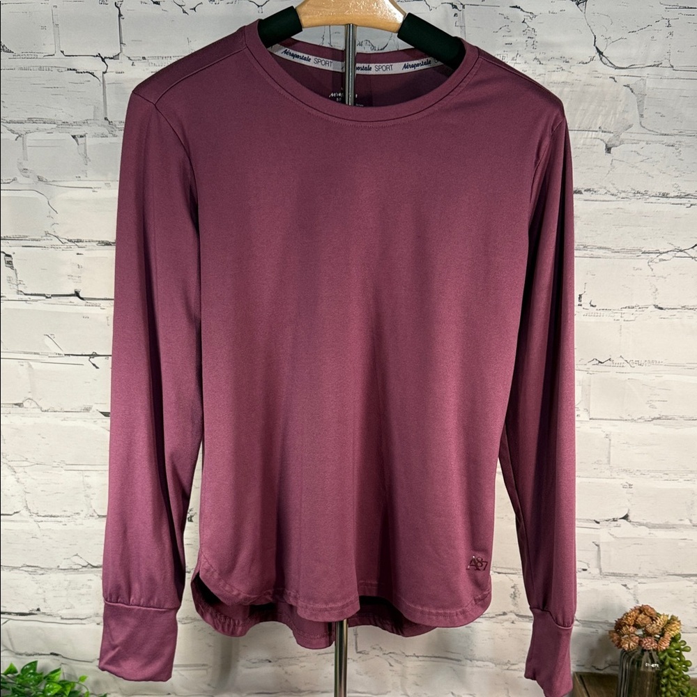 Aeropostale Sport Plum‎ Long Sleeve Top